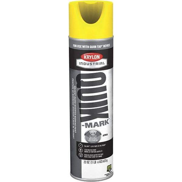 Krylon - Striping & Marking Paints & Chalks Type: Marking Paint Color Family: Yellow - USA Tool & Supply
