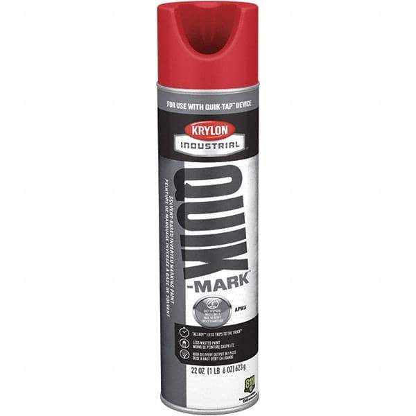 Krylon - Striping & Marking Paints & Chalks Type: Marking Paint Color Family: Red - USA Tool & Supply