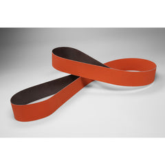 3M Cloth Belt 747D P100 X-weight 3″ × 264″ Film-lok Single-flex - Exact Industrial Supply