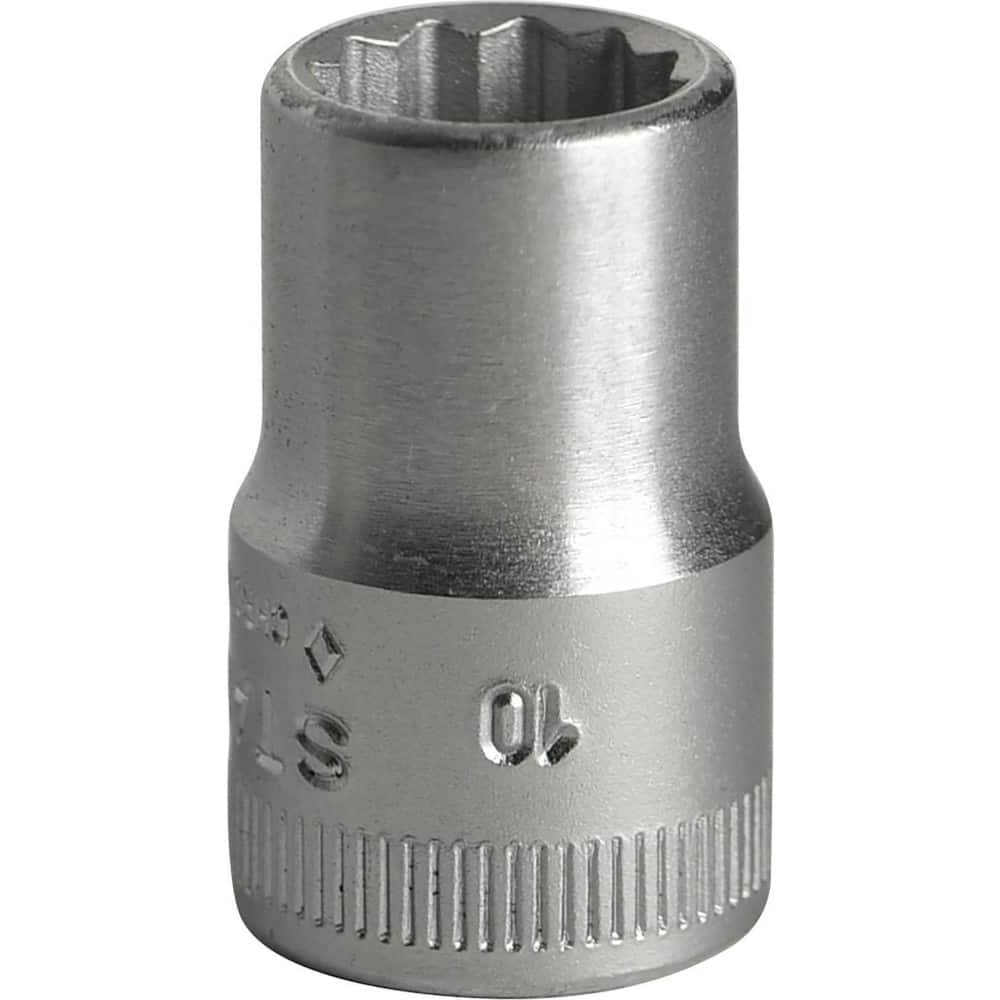 Hand Sockets; Socket Type: Standard; Drive Size: 3/8 in; Socket Size (mm): 11; Drive Style: Hex; Overall Length (Decimal Inch): 0.9500; Material: Steel; Insulated: No; Tether Style: Not Tether Capable; Features: Anti-Slip Drive profile; Thin wall; Coating