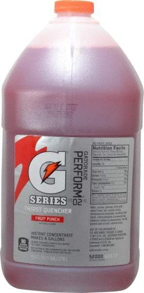 Gatorade - 1 Gal Bottle Fruit Punch Activity Drink - Liquid Concentrate, Yields 6 Gal - USA Tool & Supply