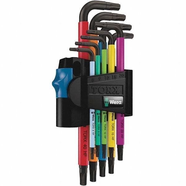 Wera - Torx Key Sets End Type: Torx Torx Size Range: T8 - T40 - USA Tool & Supply