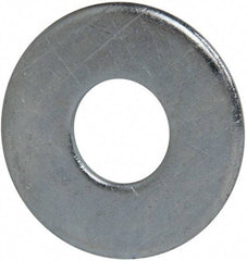 Value Collection - 3/4" Screw, Grade 2 Steel USS Flat Washer - 0.805" ID x 2.03" OD, 0.177" Thick, Zinc-Plated Finish - USA Tool & Supply