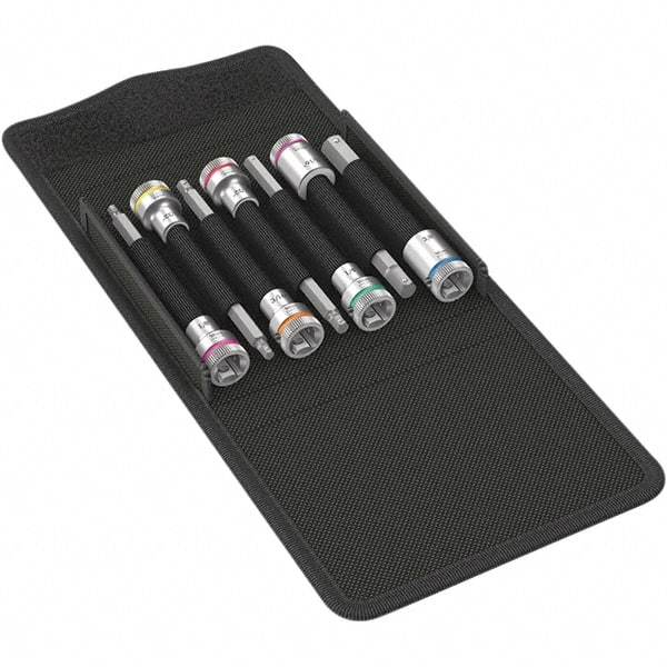 Wera - Hex & Torx Bit Socket Sets Type: Hex Bit Socket Set Drive Size: 3/8 - USA Tool & Supply