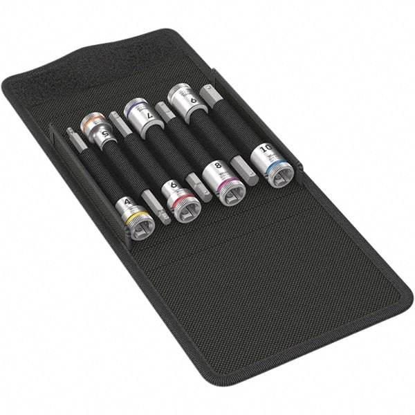 Wera - Hex & Torx Bit Socket Sets Type: Hex Bit Socket Set Drive Size: 3/8 - USA Tool & Supply