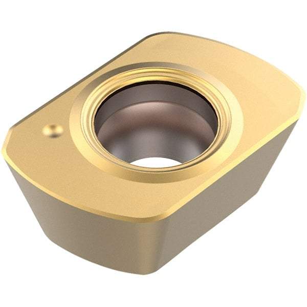 Seco - LPHW09T4420 D12 Grade MH1000 Carbide Milling Insert - TiAlN Finish, 3/16" Thick, 9.5mm Inscribed Circle - USA Tool & Supply