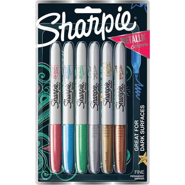 Sharpie - Markers & Paintsticks Type: Permanent Color: Assorted - USA Tool & Supply