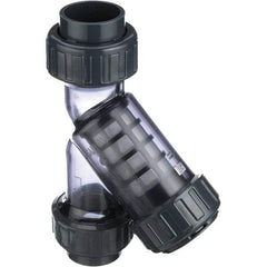 Asahi/America - Y-Strainers Pipe Size: 1/2 (Inch) End Connections: Socket x Thread - USA Tool & Supply