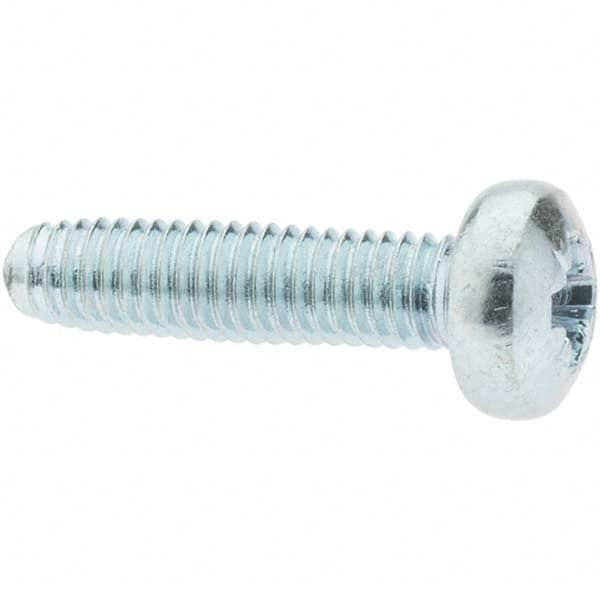 Value Collection - M3x0.5 Coarse 12mm Long Pozi Thread Cutting Screw - USA Tool & Supply