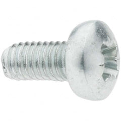 Value Collection - M3x0.5 Coarse 10mm Long Pozi Thread Cutting Screw - USA Tool & Supply