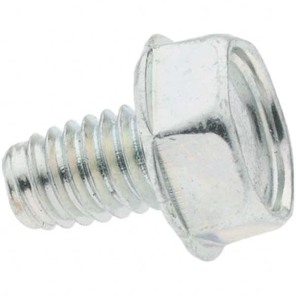 Value Collection - M4x0.7 Coarse 30mm Long Hex Thread Cutting Screw - USA Tool & Supply