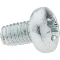 Value Collection - M6x1.0 Coarse 20mm Long Pozi Thread Cutting Screw - USA Tool & Supply