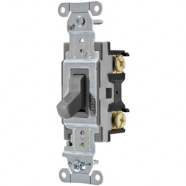 Hubbell Wiring Device-Kellems - Toggle Switches Switch Type: Medium Duty Switch Sequence: Off-On - USA Tool & Supply