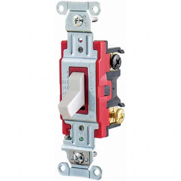 Hubbell Wiring Device-Kellems - Toggle Switches Switch Type: Heavy Duty Switch Sequence: Off-On - USA Tool & Supply