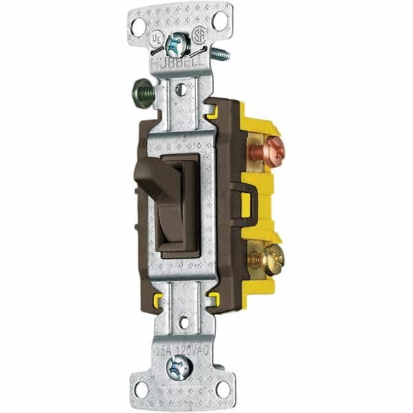 Hubbell Wiring Device-Kellems - Toggle Switches Switch Type: General Purpose Switch Sequence: Off-On - USA Tool & Supply