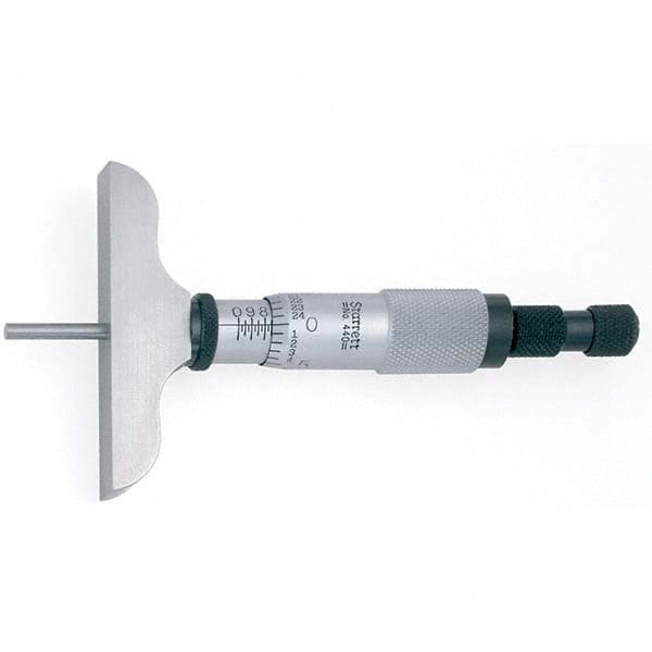 Starrett - Mechanical Micrometer Heads Minimum Measurement (Decimal Inch): 0.0000 Maximum Measurement (Decimal Inch): 1.0000 - USA Tool & Supply