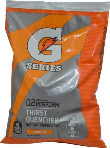 Gatorade - 51 oz Pack Orange Activity Drink - Powdered, Yields 6 Gal - USA Tool & Supply