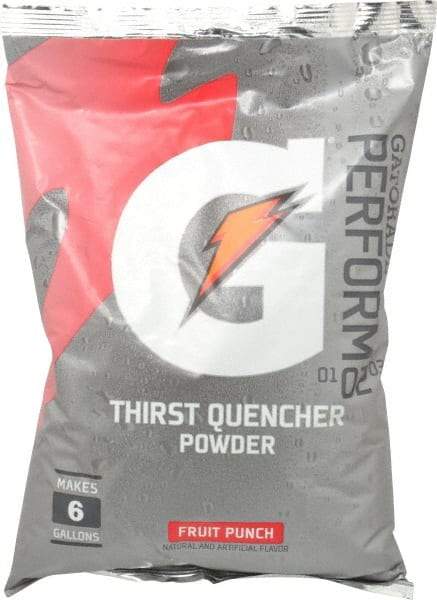 Gatorade - 51 oz Pack Fruit Punch Activity Drink - Powdered, Yields 6 Gal - USA Tool & Supply