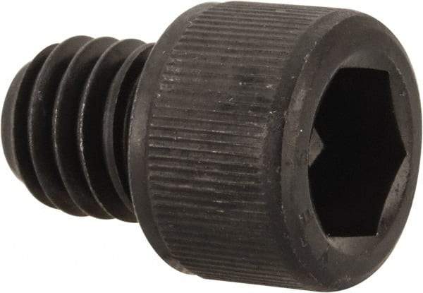 Value Collection - 7/16-14 UNC Hex Socket Drive, Socket Cap Screw - Alloy Steel, Black Oxide Finish, Fully Threaded, 1/2" Length Under Head - USA Tool & Supply
