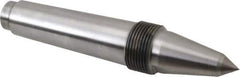 Riten - 5/8" Head Diam, Carbide-Tipped Steel Long Point Solid Dead Center - 4MT Morse Taper, 5/8" Point Diam, 2-9/32" Point Length, 3-3/32" OAL - USA Tool & Supply