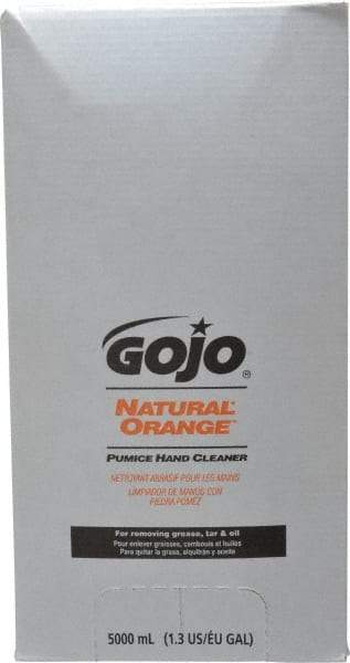 GOJO - 5 L Dispenser Refill Liquid Hand Cleaner - White, Orange Scent - USA Tool & Supply