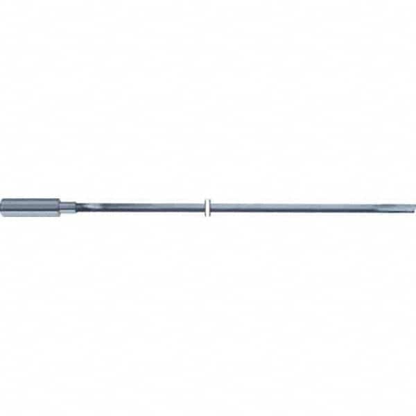 Guhring - Letter G, 120mm Flute Length, 117.62mm Depth of Cut, Solid Carbide Shank, Single Flute Gun Drill - USA Tool & Supply