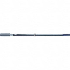 Guhring - 11/64", 180mm Flute Length, 173.45mm Depth of Cut, Solid Carbide Shank, Single Flute Gun Drill - USA Tool & Supply