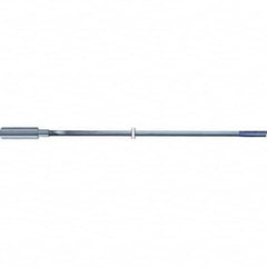 Guhring - #28, 320mm Flute Length, 314.64mm Depth of Cut, Solid Carbide Shank, Single Flute Gun Drill - USA Tool & Supply