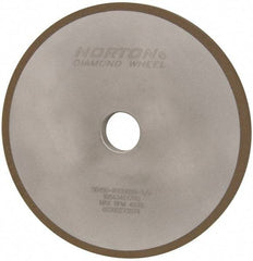 Norton - 8" Diam x 1-1/4" Hole x 1/2" Thick, 150 Grit Surface Grinding Wheel - Diamond, Type 1A1, Very Fine Grade, Resinoid Bond - USA Tool & Supply