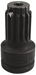 Proto - No. 5 Spline Male 1 Female Impact Drive Adapter - 4-1/2" OAL - USA Tool & Supply