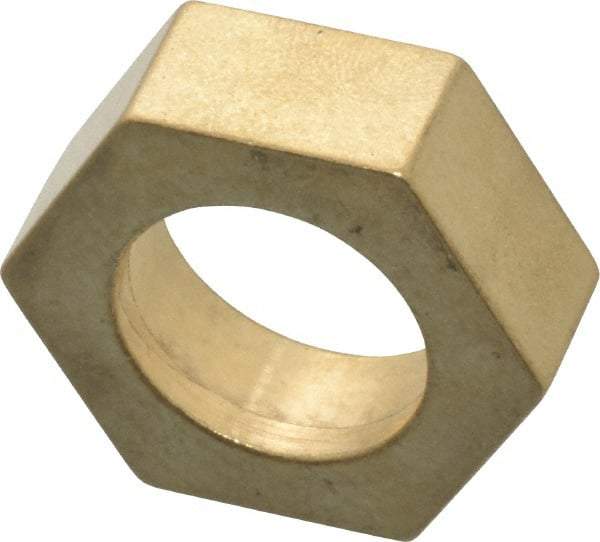 Mitee-Bite - 1", Brass, Hex Clamp Washer - 3/8" Overall Height - USA Tool & Supply