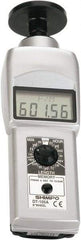 Lenox - Contact Tachometer - 7 Inch Long x 2.4 Inch Wide x 1.8 Inch Meter Thick, 0.1 to 25,000 RPM Measurement - USA Tool & Supply