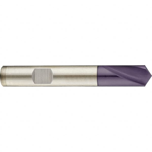 Guhring - 4mm Body Diam, 120°, 55mm OAL, Cobalt Spotting Drill - USA Tool & Supply