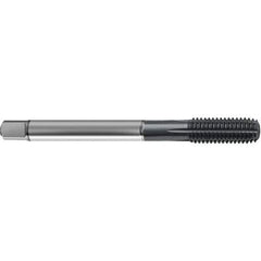 Guhring - 3/4-10 UNC 2BX H12/H13 Thread Limit Modified Bottoming Thread Forming Tap - High Speed Steel, TiCN Finish, 4.921" OAL, Right Hand Thread, Series 4377 - USA Tool & Supply