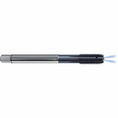 Guhring - 3/8-24 UNF 2BX H7/H8 Thread Limit Modified Bottoming Thread Forming Tap - High Speed Steel, TiCN Finish, 3.543" OAL, Right Hand Thread, Series 4380 - USA Tool & Supply