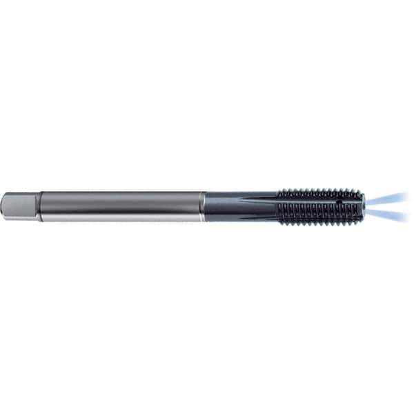 Guhring - 7/16-14 UNC 2BX H9/H10 Thread Limit Modified Bottoming Thread Forming Tap - High Speed Steel, TiCN Finish, 3.937" OAL, Right Hand Thread, Series 4379 - Exact Industrial Supply