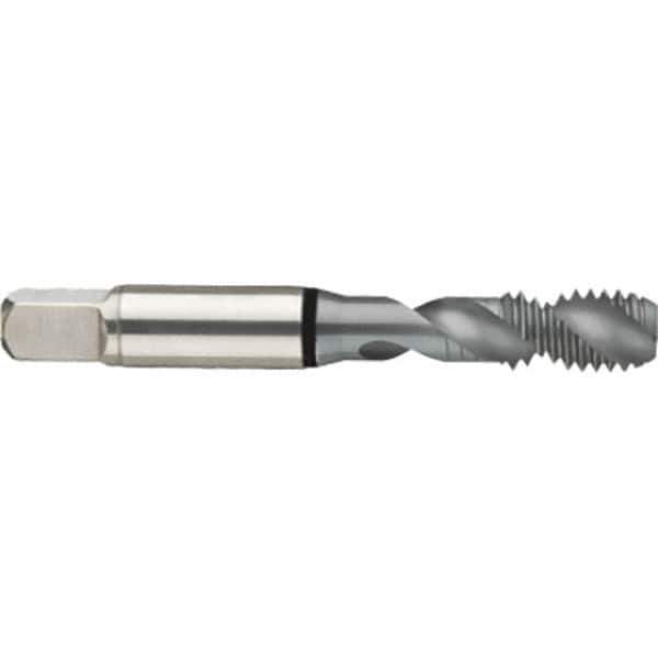 Guhring - 4-48 UNF 2 Flute 2B Modified Bottoming Spiral Flute Tap - High Speed Steel, MolyGlide Finish, 2.205" OAL, Right Hand Flute, Right Hand Thread, H2/H3, Series 3971 - Exact Industrial Supply