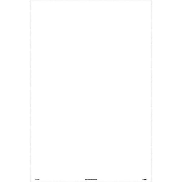 NMC - "Blank", 36" Long x 24" Wide, Corrugated Plastic Safety Sign - Rectangular, Use for Workplace/Safety - USA Tool & Supply