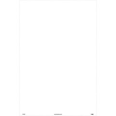 NMC - "Blank", 36" Long x 24" Wide, Corrugated Plastic Safety Sign - Rectangular, Use for Workplace/Safety - USA Tool & Supply