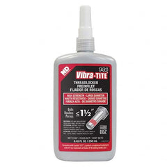 Vibra-Tite - 250 mL Bottle, Red, Large Diameter/High Strength Threadlocker - USA Tool & Supply