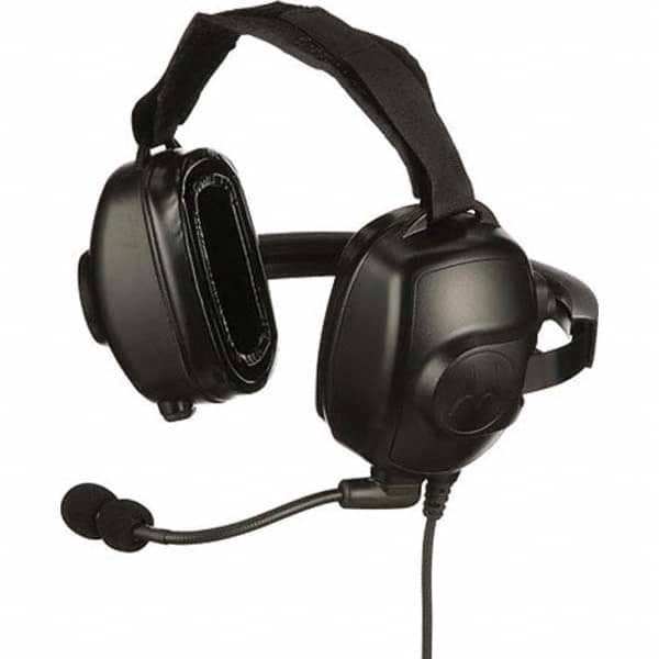 Motorola Solutions - Two-Way Radio Headsets & Earpieces Type: Headset w/Microphone Microphone Type: Boom Microphone - USA Tool & Supply