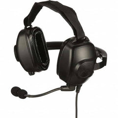 Motorola Solutions - Two-Way Radio Headsets & Earpieces Type: Headset w/Microphone Microphone Type: Boom Microphone - USA Tool & Supply