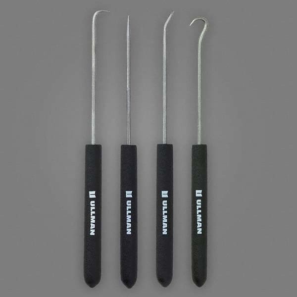 Ullman Devices - Scribe & Probe Sets Type: Hook & Pick Set Number of Pieces: 4 - USA Tool & Supply