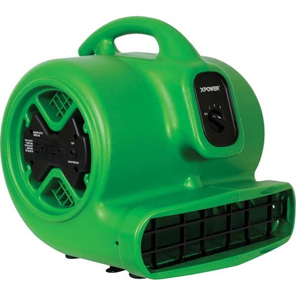 XPower Manufacturing - Carpet & Floor Dryers Type: Air Mover Air Flow (CFM): 2400.00 - USA Tool & Supply