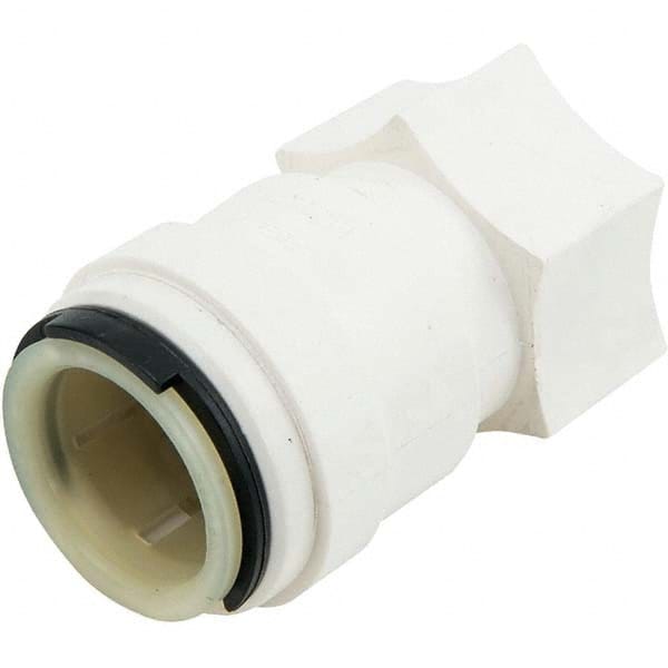 Watts - Plastic Push-To-Connect Tube Fittings Type: Female Connector Tube Outside Diameter (mm): 12.7 - USA Tool & Supply