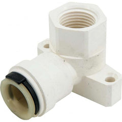Watts - Plastic Push-To-Connect Tube Fittings Type: Drop Ear Elbow Tube Outside Diameter (mm): 12.7 - USA Tool & Supply