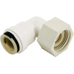Watts - Plastic Push-To-Connect Tube Fittings Type: Swivel Elbow Tube Outside Diameter (mm): 12.7 - USA Tool & Supply