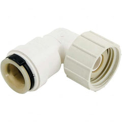Watts - Plastic Push-To-Connect Tube Fittings Type: Swivel Elbow Tube Outside Diameter (mm): 12.7 x 19.05 - USA Tool & Supply