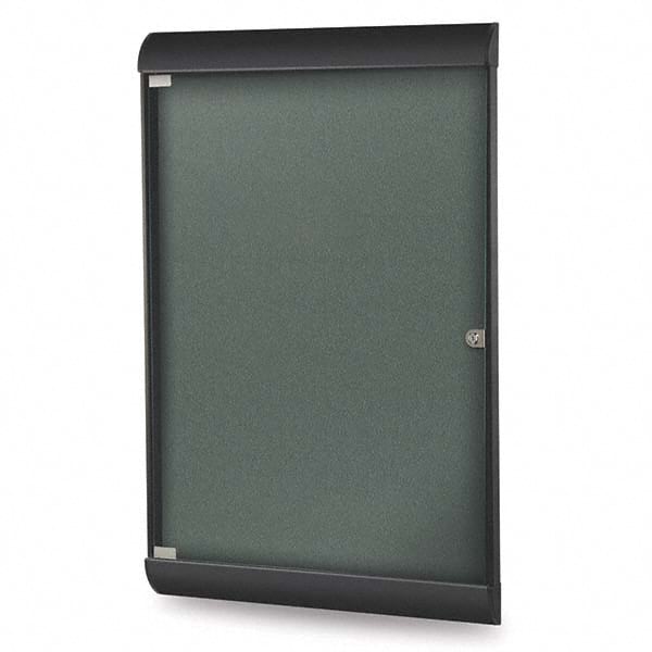 Ghent - Cork Bulletin Boards Style: Enclosed Bulletin Board Color: Ebony - USA Tool & Supply