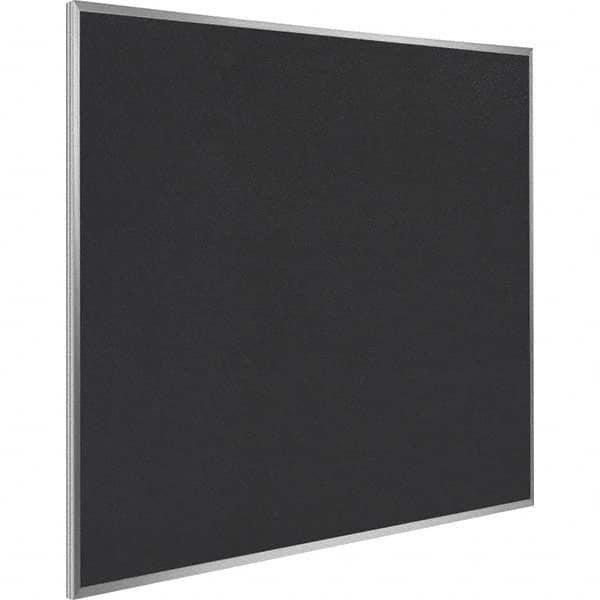 Ghent - Cork Bulletin Boards Style: Recycled Rubber Tack Bulletin Board Color: Black - USA Tool & Supply
